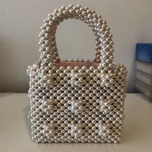 Shrimps Mini Antonia Bag Cream
